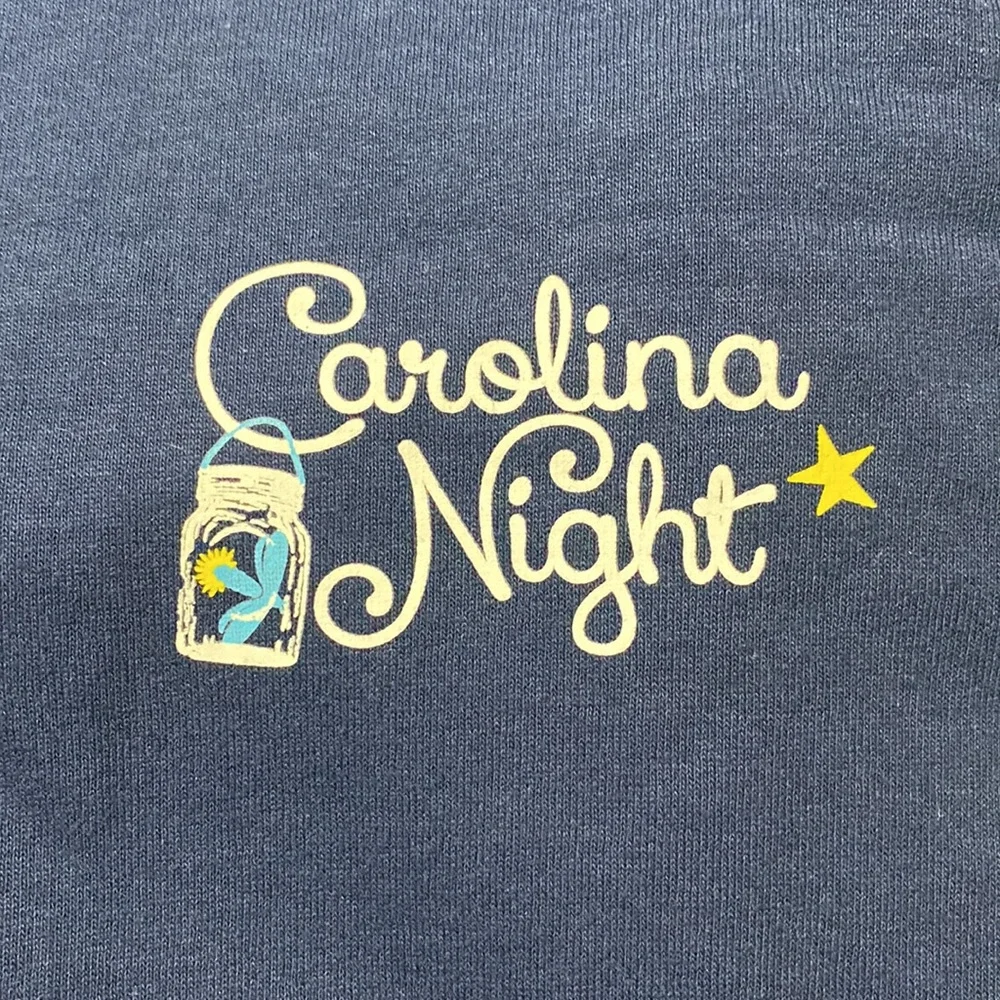 Carolina Nights Long Sleeve Tshirt Size XL Navy - Picture 4 of 7